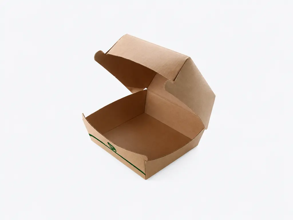 FAST FOOD CARTÓN BURGER 150x150x70mm